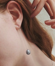 【les bonbon】brume pearl long pierce/ブリュム パール ロング ピアス
