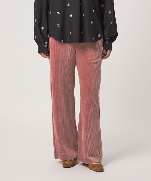 A DAY IN THE LIFE UNITED ARROWS(アデイインザライフユナイテッドアローズ)の「カットコーデュロイ ワイドイージーパンツ <A DAY IN THE LIFE>(その他パンツ・レディース・ブラック/グレー系/オフホワイト/モカ/ピンク・M/S)」の9枚目の写真