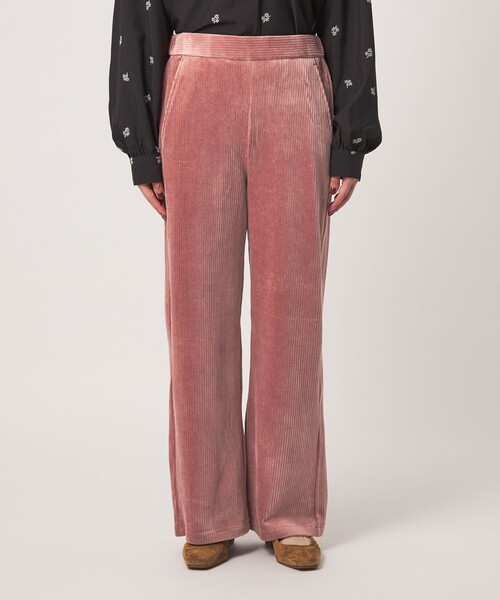 A DAY IN THE LIFE UNITED ARROWS(アデイインザライフユナイテッドアローズ)の「カットコーデュロイ ワイドイージーパンツ <A DAY IN THE LIFE>(その他パンツ・レディース・ブラック/グレー系/オフホワイト/モカ/ピンク・M/S)」の17枚目の写真