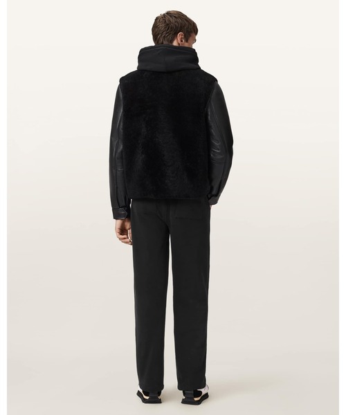 ALLSAINTS（オールセインツ）の「ASHER STRAIGHT FIT JOGGERS | ASHER ストレート フィット ジョガー（スウェットパンツ・メンズ・ブラック・XS/S/L/M）」の6枚目の写真