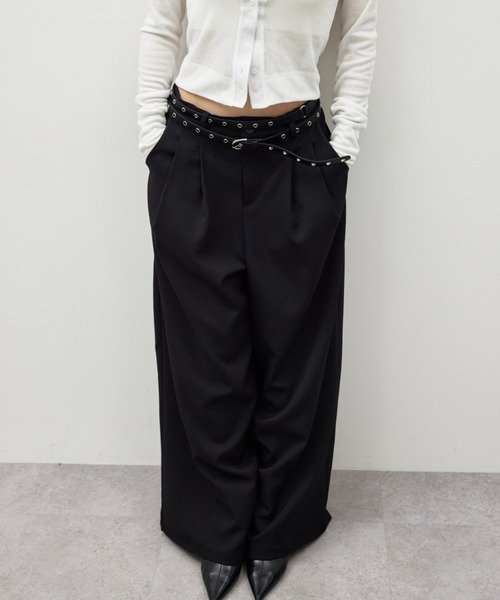 HANNE（アン）の「ロングハトメベルト（ベルト・レディース・ブラック/ブラウン・FREE）」の11枚目の写真