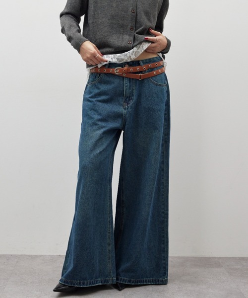 HANNE（アン）の「ロングハトメベルト（ベルト・レディース・ブラック/ブラウン・FREE）」の4枚目の写真