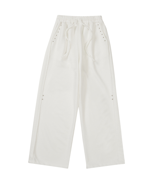 ILLIGO(イリゴ)の「フレイド スウェットパンツ ホワイト(スウェットパンツ・レディース・その他・SMALL/MEDIUM)」の2枚目の写真