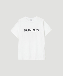 RONRON（ロンロン）の「RONRON LOGO BASIC FIT T SHIRT WHITE（Tシャツ/カットソー）」