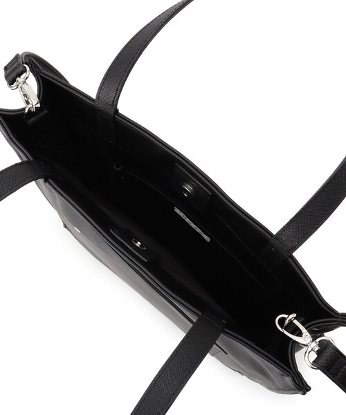 tk.TAKEO KIKUCHI（ティーケータケオキクチ）の「サフィアーノ2WAYトートバッグ（トートバッグ・メンズ・ブラック系6/ブラック/ブラック系3/ブラック系4/ベージュ・00）」の9枚目の写真