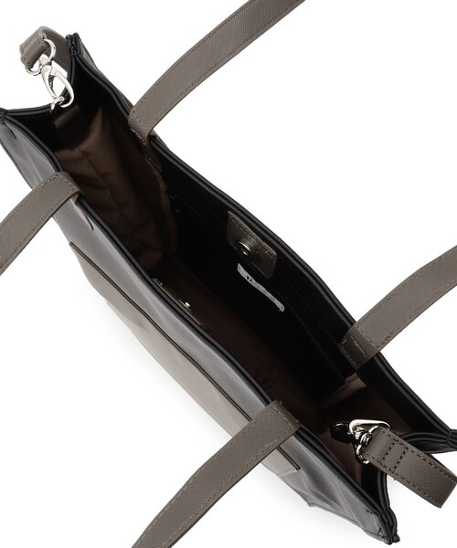 tk.TAKEO KIKUCHI（ティーケータケオキクチ）の「サフィアーノ2WAYトートバッグ（トートバッグ・メンズ・ブラック系6/ブラック/ブラック系3/ブラック系4/ベージュ・00）」の10枚目の写真