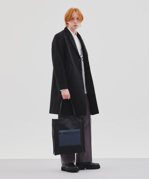 tk.TAKEO KIKUCHI（ティーケータケオキクチ）の「サフィアーノ2WAYトートバッグ（トートバッグ・メンズ・ブラック系6/ブラック/ブラック系3/ブラック系4/ベージュ・00）」の21枚目の写真