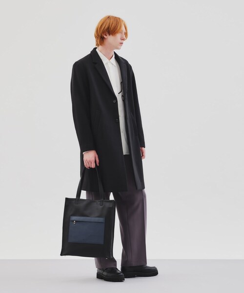 tk.TAKEO KIKUCHI（ティーケータケオキクチ）の「サフィアーノ2WAYトートバッグ（トートバッグ・メンズ・ブラック系6/ブラック/ブラック系3/ブラック系4/ベージュ・00）」の22枚目の写真