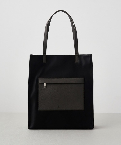 tk.TAKEO KIKUCHI（ティーケータケオキクチ）の「サフィアーノ2WAYトートバッグ（トートバッグ・メンズ・ブラック系6/ブラック/ブラック系3/ブラック系4/ベージュ・00）」の3枚目の写真
