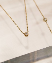 little emblem（リトルエンブレム）の「ダイヤモンドネックレス/25cc/レディース/メンズ（ネックレス）」