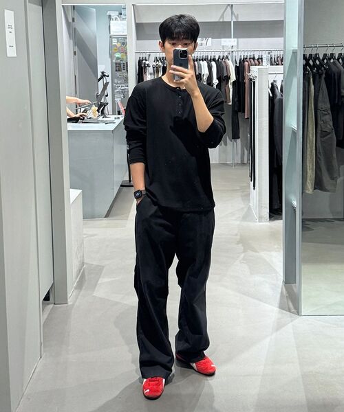 INSILENCE(インサイロンス)の「リブヘンリーネックロングスリーブBLACK(Tシャツ/カットソー・レディース・その他・SMALL/MEDIUM/LARGE)」の4枚目の写真