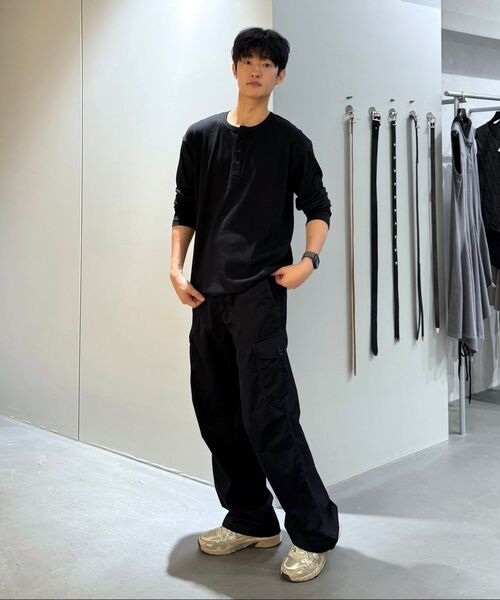 INSILENCE(インサイロンス)の「リブヘンリーネックロングスリーブBLACK(Tシャツ/カットソー・レディース・その他・SMALL/MEDIUM/LARGE)」の8枚目の写真
