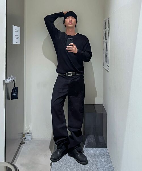 INSILENCE(インサイロンス)の「リブヘンリーネックロングスリーブBLACK(Tシャツ/カットソー・レディース・その他・SMALL/MEDIUM/LARGE)」の9枚目の写真
