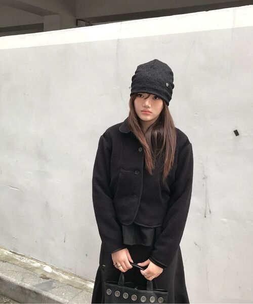 Wave Fleece Jacket (FL-049_Black)