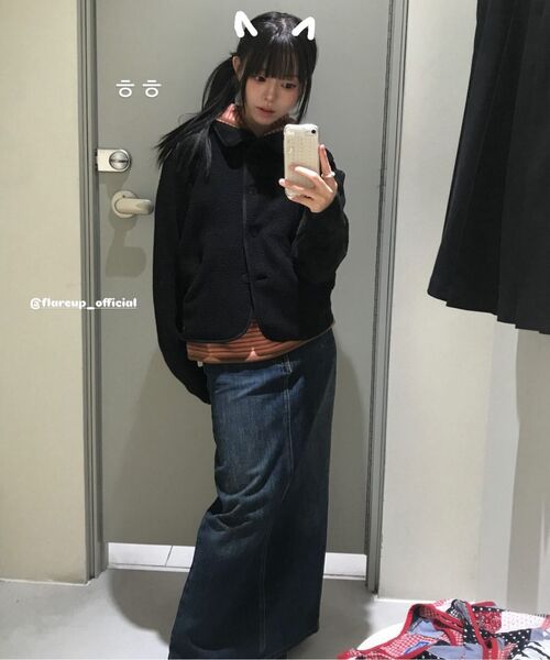 Wave Fleece Jacket (FL-049_Black)（その他アウター）｜FLAREUP