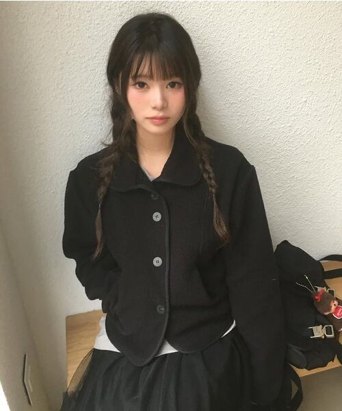 Wave Fleece Jacket (FL-049_Black)（その他アウター）｜FLAREUP