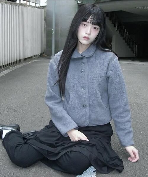 Wave Fleece Jacket (FL-049_Black)（その他アウター）｜FLAREUP