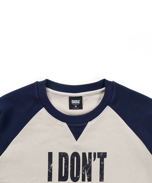 GAKKAI UNIONS(ガッカイユニオンズ)の「クルカードラグランスウェットネイビー(スウェット・レディース・その他・LARGE/X-LARGE/SMALL/MEDIUM)」の3枚目の写真