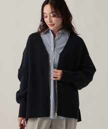 Elura | Vネックミドルゲージカーディガン/611691(カーディガン/ボレロ)