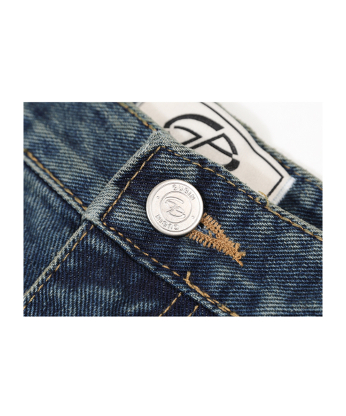 GUBIN（グビン）の「レトロダメージワイドデニムパンツ（デニムパンツ・メンズ・その他・LARGE/SMALL/MEDIUM）」の6枚目の写真