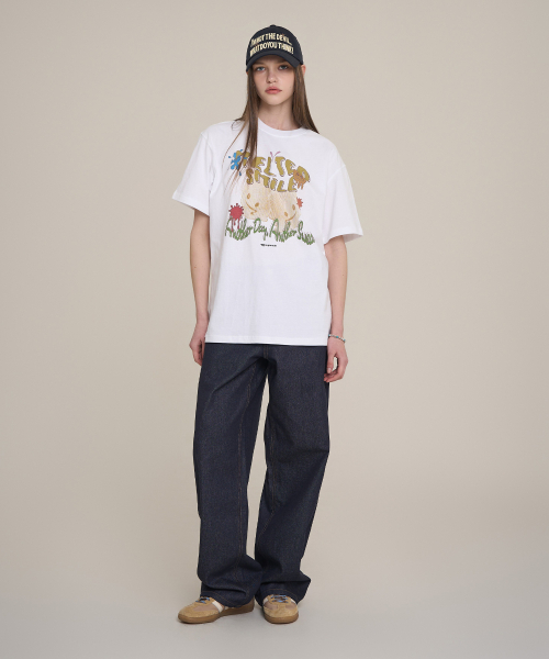 SUPERSUB(スーパーサブ)の「生地ストレートデニムパンツ - ブルー(デニムパンツ・レディース・その他・SMALL/MEDIUM/LARGE)」の6枚目の写真