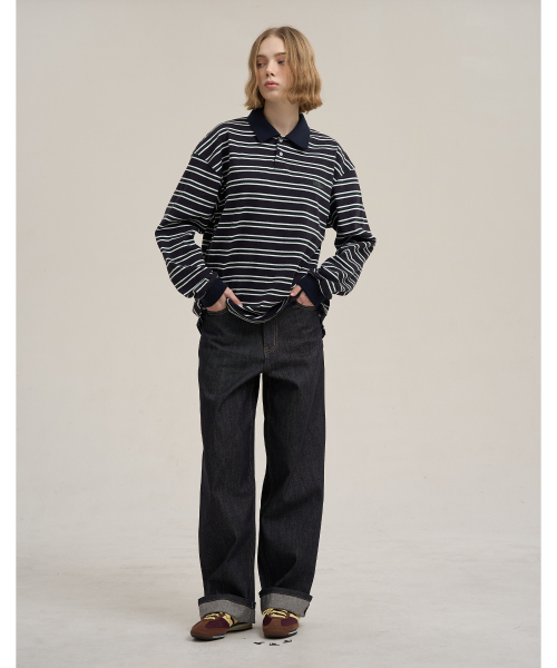 SUPERSUB(スーパーサブ)の「生地ストレートデニムパンツ - ブルー(デニムパンツ・レディース・その他・SMALL/MEDIUM/LARGE)」の7枚目の写真