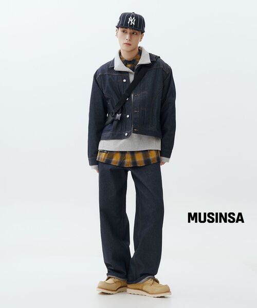 SUPERSUB(スーパーサブ)の「生地ストレートデニムパンツ - ブルー(デニムパンツ・レディース・その他・SMALL/MEDIUM/LARGE)」の10枚目の写真