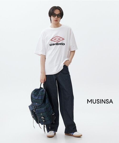 SUPERSUB(スーパーサブ)の「生地ストレートデニムパンツ - ブルー(デニムパンツ・レディース・その他・SMALL/MEDIUM/LARGE)」の2枚目の写真