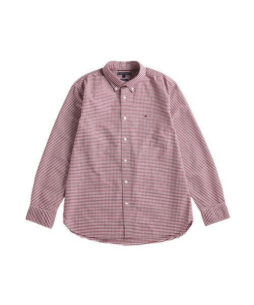TOMMY HILFIGER（トミーヒルフィガー）の「ヘリテージオックスフォードギンガムシャツ（シャツ/ブラウス・メンズ・ブルー/マルチ・LARGE/SMALL/MEDIUM/X-LARGE）」の2枚目の写真