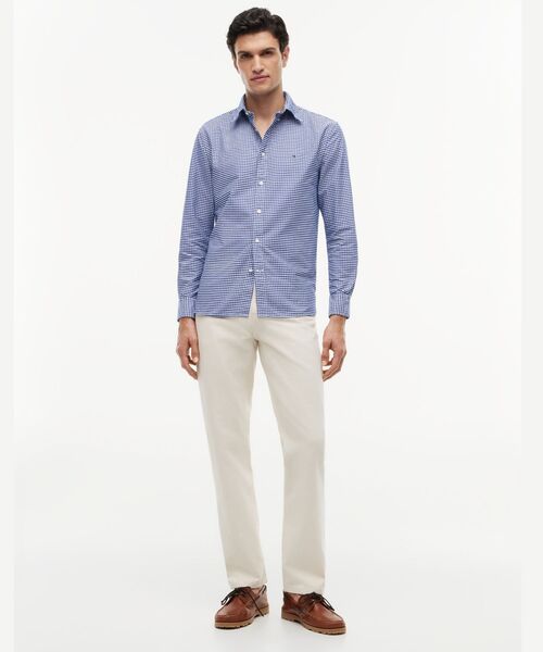 TOMMY HILFIGER(トミーヒルフィガー)の「ヘリテージオックスフォードギンガムシャツ(シャツ/ブラウス・メンズ・ブルー/マルチ・LARGE/SMALL/MEDIUM/X-LARGE)」の5枚目の写真