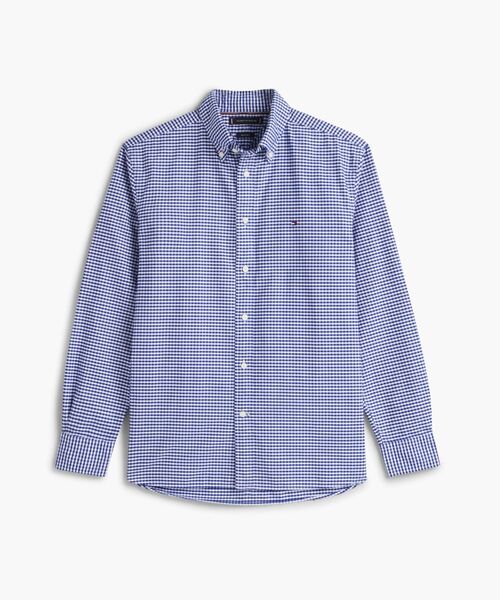 TOMMY HILFIGER(トミーヒルフィガー)の「ヘリテージオックスフォードギンガムシャツ(シャツ/ブラウス・メンズ・ブルー/マルチ・LARGE/SMALL/MEDIUM/X-LARGE)」の6枚目の写真