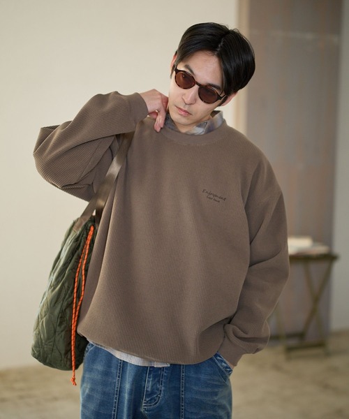 BAYFLOW（ベイフロー）の「ミリタリーキルトトートバッグ（トートバッグ・メンズ・ブラック/カーキ・FREE）」の13枚目の写真