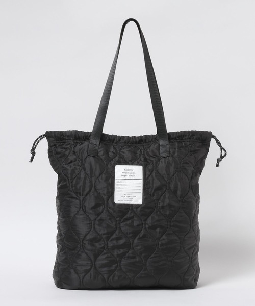 BAYFLOW（ベイフロー）の「ミリタリーキルトトートバッグ（トートバッグ・メンズ・ブラック/カーキ・FREE）」の20枚目の写真