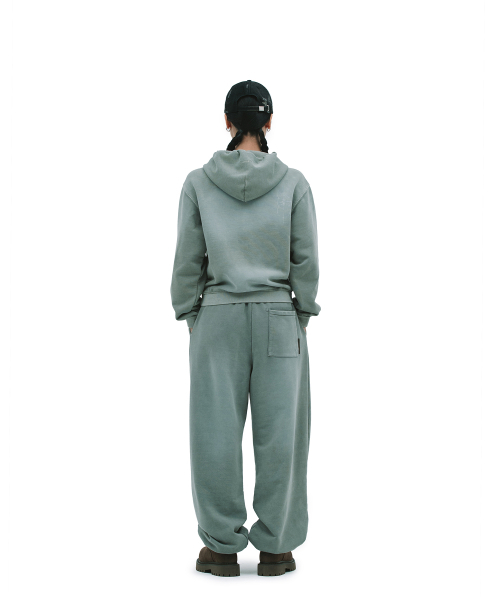 DEFGARMENTS（デフグラメンツ）の「PIG BRUSHED HOOD ZIPUP [KHAKI]（パーカー・レディース・その他・LARGE/SMALL）」の7枚目の写真