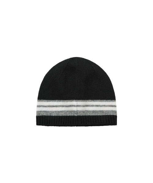 Rest&Recreation（レストアンドレクリエーション）の「LINE COLORATION BEANIE - BLACK（ニットキャップ/ビーニー・レディース・その他・ONE）」の2枚目の写真