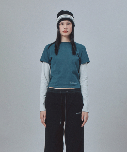Rest&Recreation（レストアンドレクリエーション）の「LINE COLORATION BEANIE - BLACK（ニットキャップ/ビーニー・レディース・その他・ONE）」の3枚目の写真