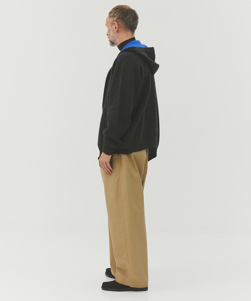 CASHMERE CASHMERE(カシミヤカシミヤ)の「【CASHMERE CASHMERE/カシミヤカシミヤ】CASHMERE REVERSIBLE ZIP UP HOODIE/カシミヤリバーシブルジップアップフーディ/ニット/パーカー(パーカー・レディース・ダークグリーン/ブラック/ダークネイビー/モカ/ダークグレー・40)」の19枚目の写真