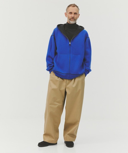 CASHMERE CASHMERE(カシミヤカシミヤ)の「【CASHMERE CASHMERE/カシミヤカシミヤ】CASHMERE REVERSIBLE ZIP UP HOODIE/カシミヤリバーシブルジップアップフーディ/ニット/パーカー(パーカー・レディース・ダークグリーン/ブラック/ダークネイビー/モカ/ダークグレー・40)」の20枚目の写真