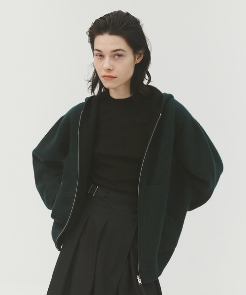 CASHMERE CASHMERE/カシミヤカシミヤ】CASHMERE REVERSIBLE ZIP UP