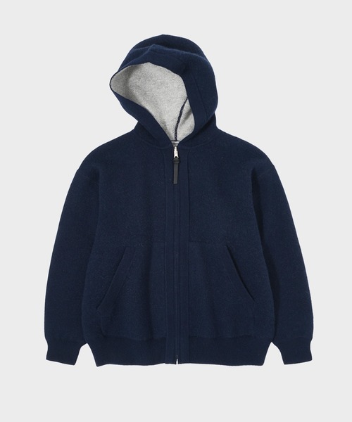 CASHMERE CASHMERE/カシミヤカシミヤ】CASHMERE REVERSIBLE ZIP UP