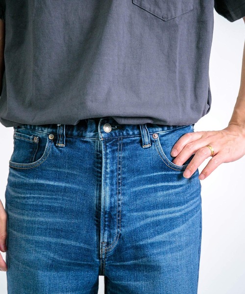 SPELLBOUND（スペルバウンド）の「[SPELLBOUND / スペルバウンド] ストレッチデニム 5Pイージーパンツ（デニムパンツ・メンズ・インディゴブルー・28inch/30inch/32inch/34inch）」の10枚目の写真