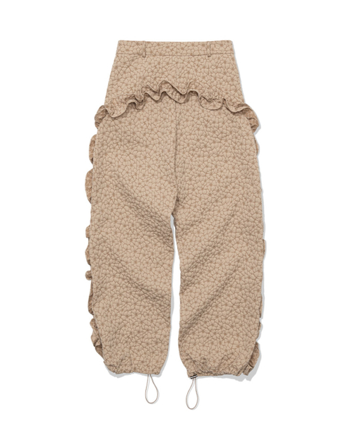 UGLY SHADOW(アグリーシャドウ)の「フラワーラッフルパンツ(ベージュ)(その他パンツ・レディース・その他・SMALL/MEDIUM)」の5枚目の写真
