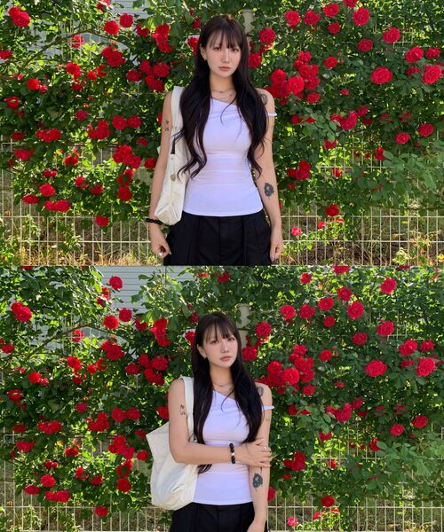 ARI(アリ)の「COS TWISTED SHIRRLING TOP / WHITE(Tシャツ/カットソー・レディース・ホワイト・FREE)」の8枚目の写真