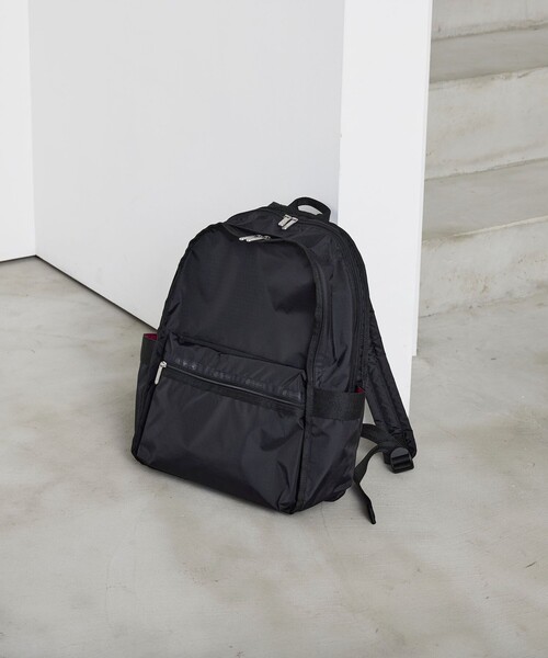 LeSportsac（レスポートサック）の「【別注】＜LeSportsac＞ルート バックパック（ショルダーバッグ・レディース・ブラック/ダークグレー・FREE）」の3枚目の写真