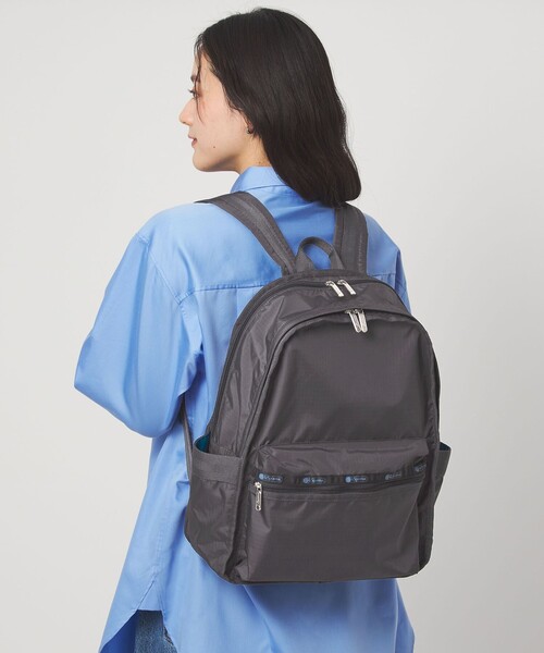 LeSportsac（レスポートサック）の「【別注】＜LeSportsac＞ルート バックパック（ショルダーバッグ・レディース・ブラック/ダークグレー・FREE）」の4枚目の写真