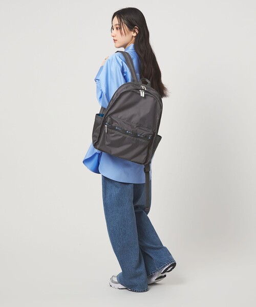 LeSportsac（レスポートサック）の「【別注】＜LeSportsac＞ルート バックパック（ショルダーバッグ・レディース・ブラック/ダークグレー・FREE）」の5枚目の写真