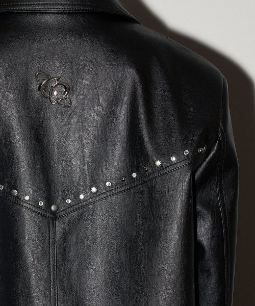 CHERRYQUIRI（チェリーキュリー）の「stud leather jacket - black（ライダースジャケット・レディース・その他・FREE）」の6枚目の写真