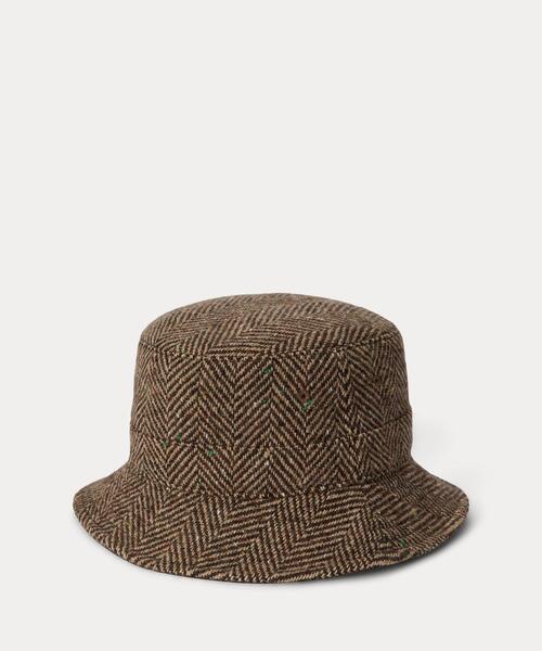ヘリンボーン ツイード バケット ハット（ハット）｜POLO RALPH LAUREN