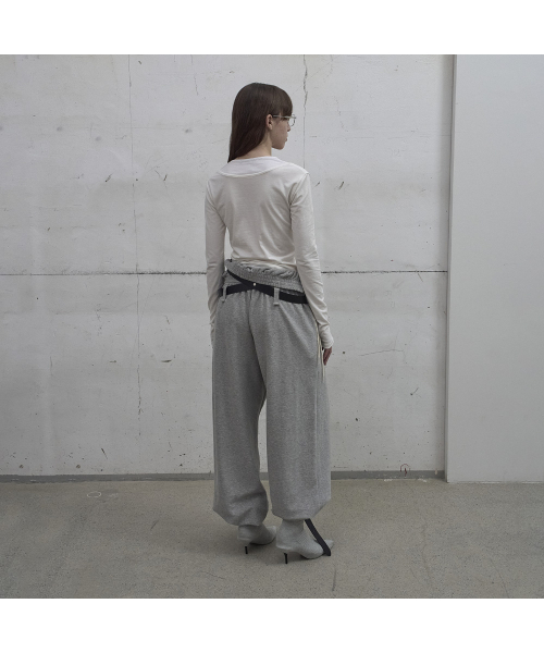 LCDC TM(エルシーディーシーティーエム)の「LAYERED HENLEY NECK JERSEY TOP (WHITE)(Tシャツ/カットソー・レディース・ホワイト・SMALL/MEDIUM)」の2枚目の写真