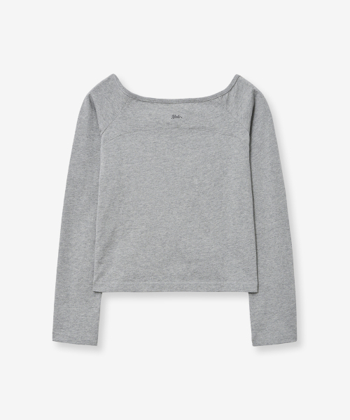 YALE(イェール)の「カットオフロングスリーブ_グレー(Tシャツ/カットソー・レディース・その他・SMALL/MEDIUM)」の1枚目の写真